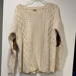 Cozy Cream Cable Knit Sweater